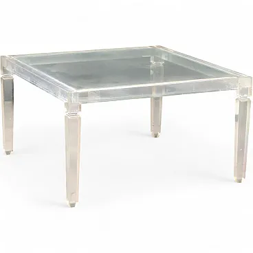 Plexiglass center table, 20th century