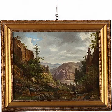 Painting by Ernst Gustav Doerell, oil on canvas, 19th century