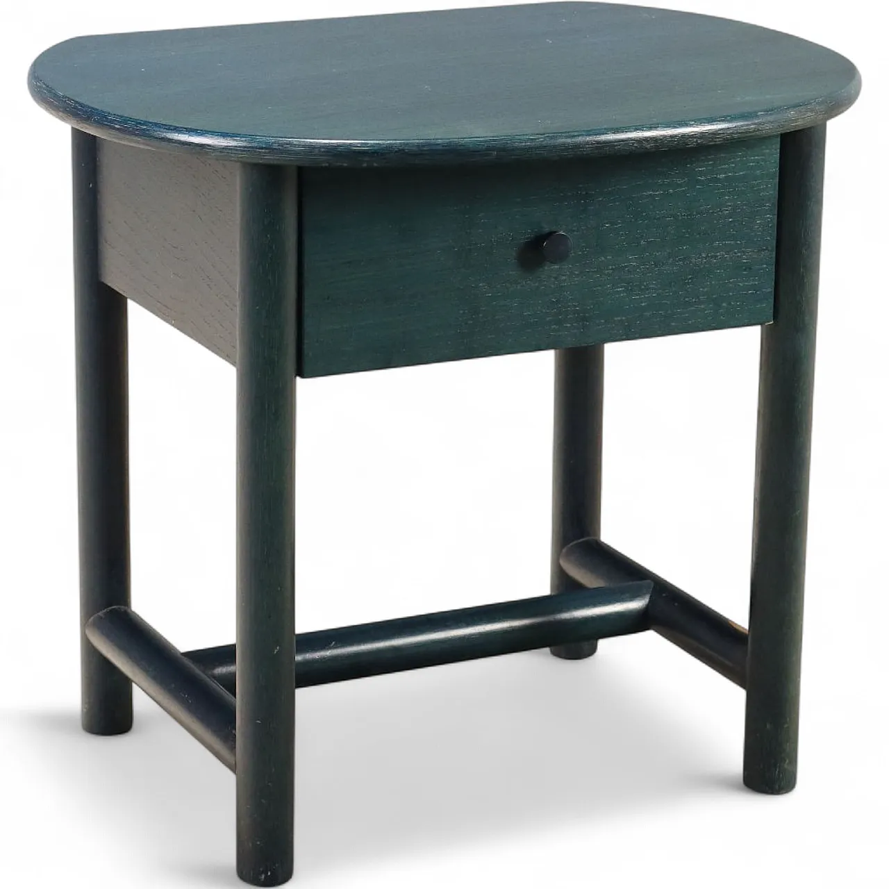 Comodino in legno di Roberti Rattan, anni '80 9