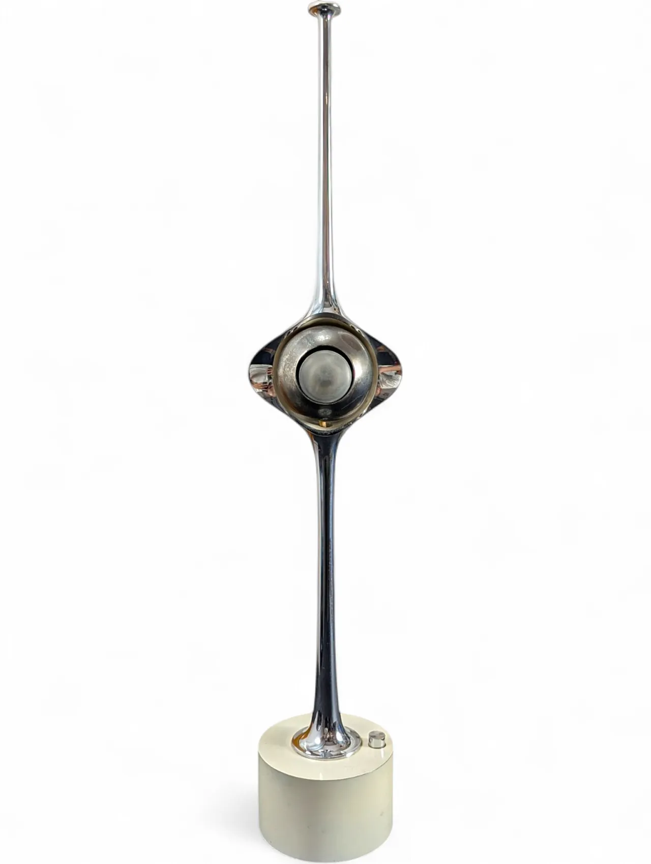 Cobra table lamp in chromed steel by Arredoluce from the 1960s 13