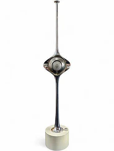 Cobra table lamp in chromed steel by Arredoluce from the 1960s