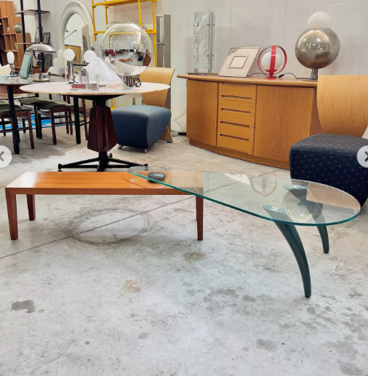 DOS Twice Coffee Table by Maarten Kusters for Cassina, 1990s 5