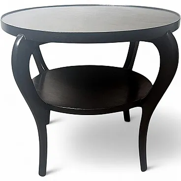 Tavolino in noce ebanizzato in stile Art Déco, '900