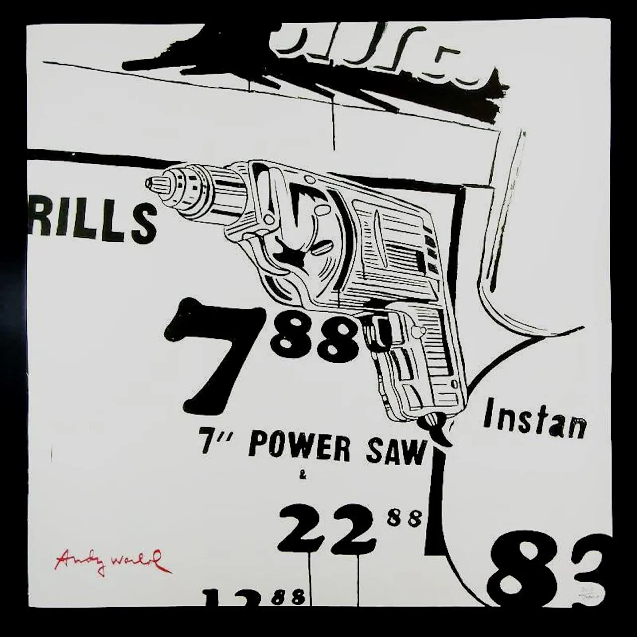 Drills by Andy Warhol, litograph, 1980s 1