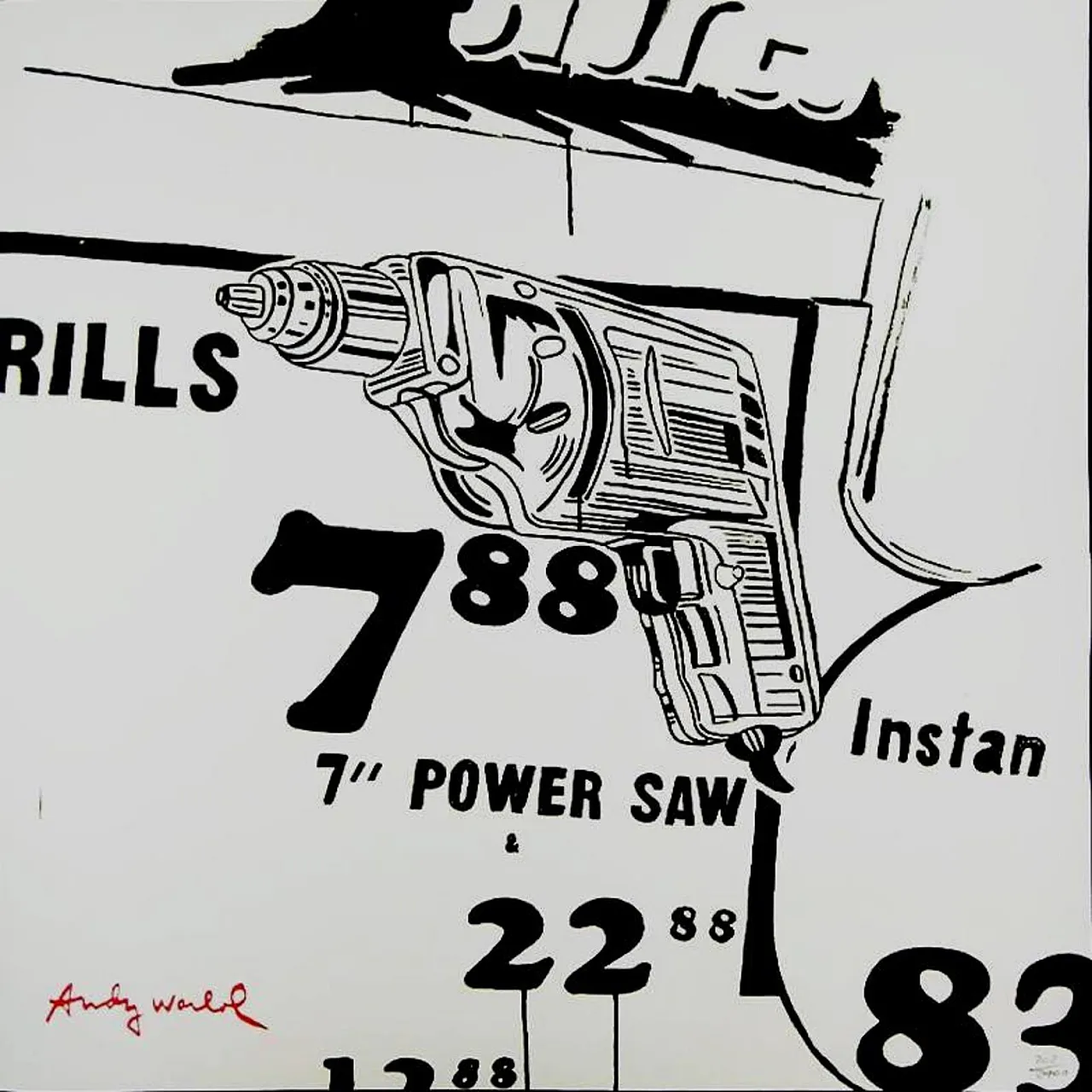 Drills by Andy Warhol, litograph, 1980s 2