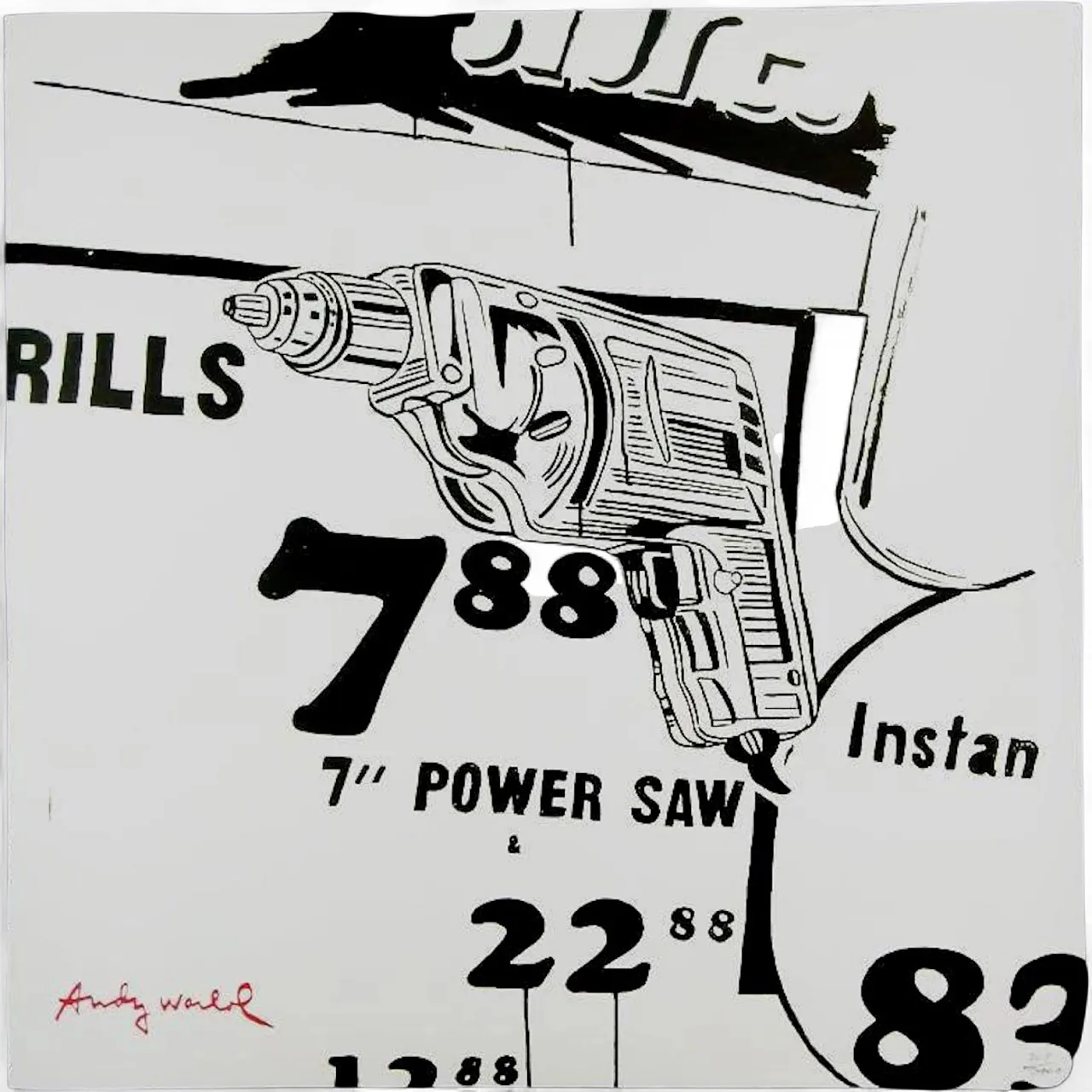 Drills by Andy Warhol, litograph, 1980s 6