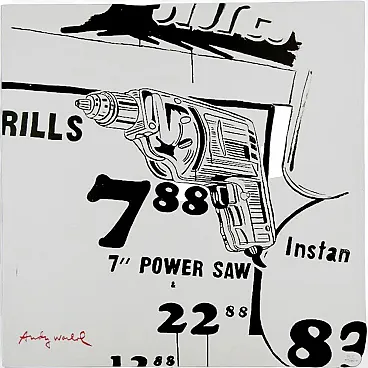 Drills by Andy Warhol, litograph, 1980s