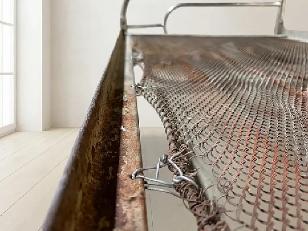 Telaio del divano letto in acciaio tubolare cromato, metà '900 10