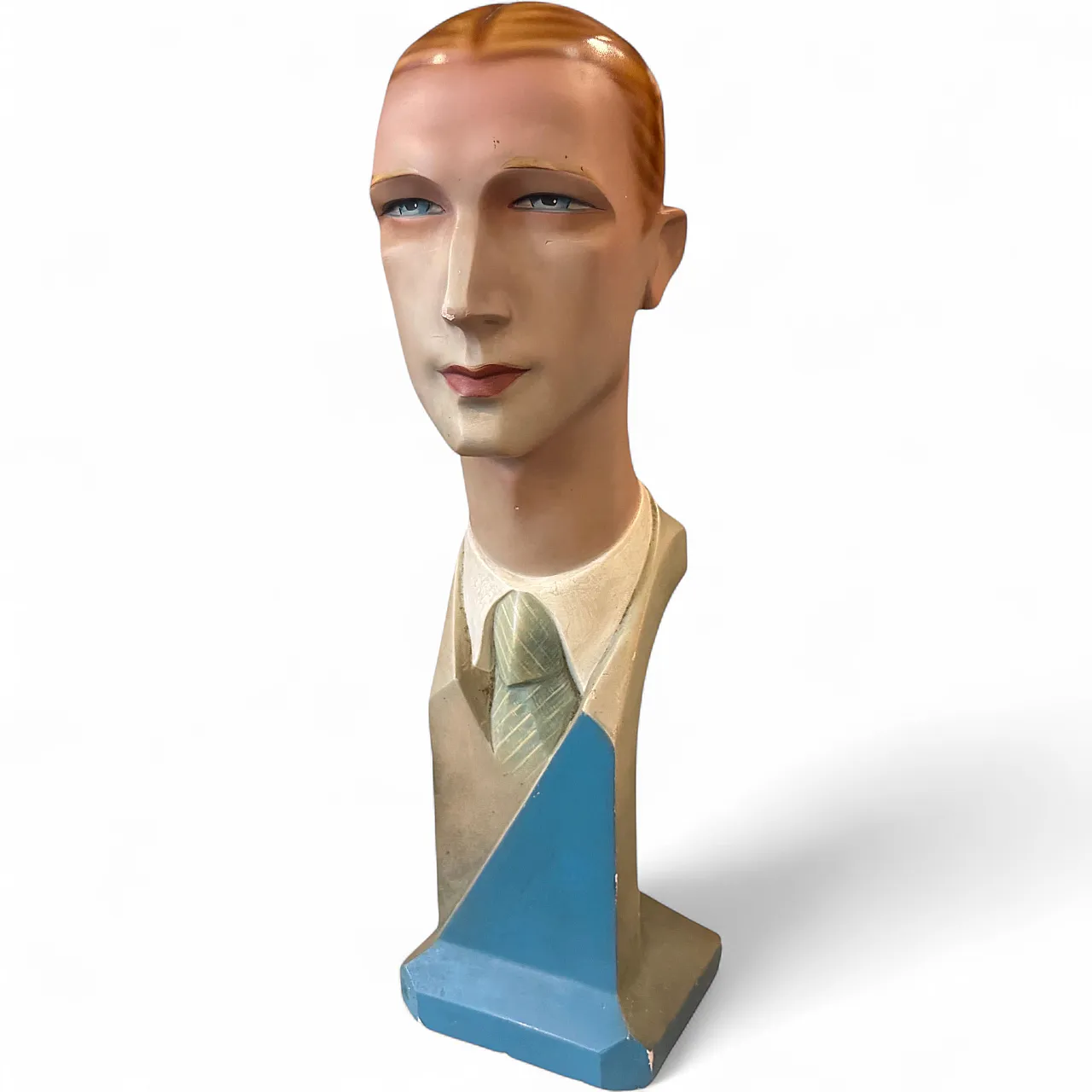 Mid-Century Modern plater bust of a man, 1950s 21