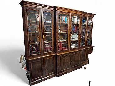 Large English style Bookcase with glass doors