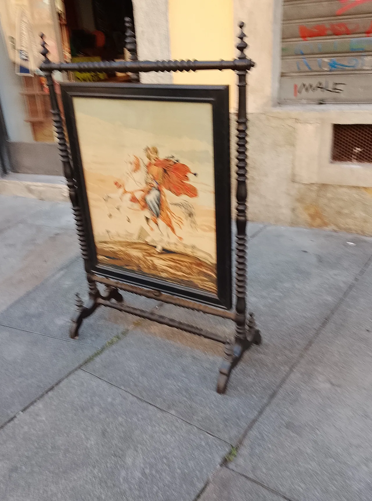 Fire screen/wind shield, 20th century 2