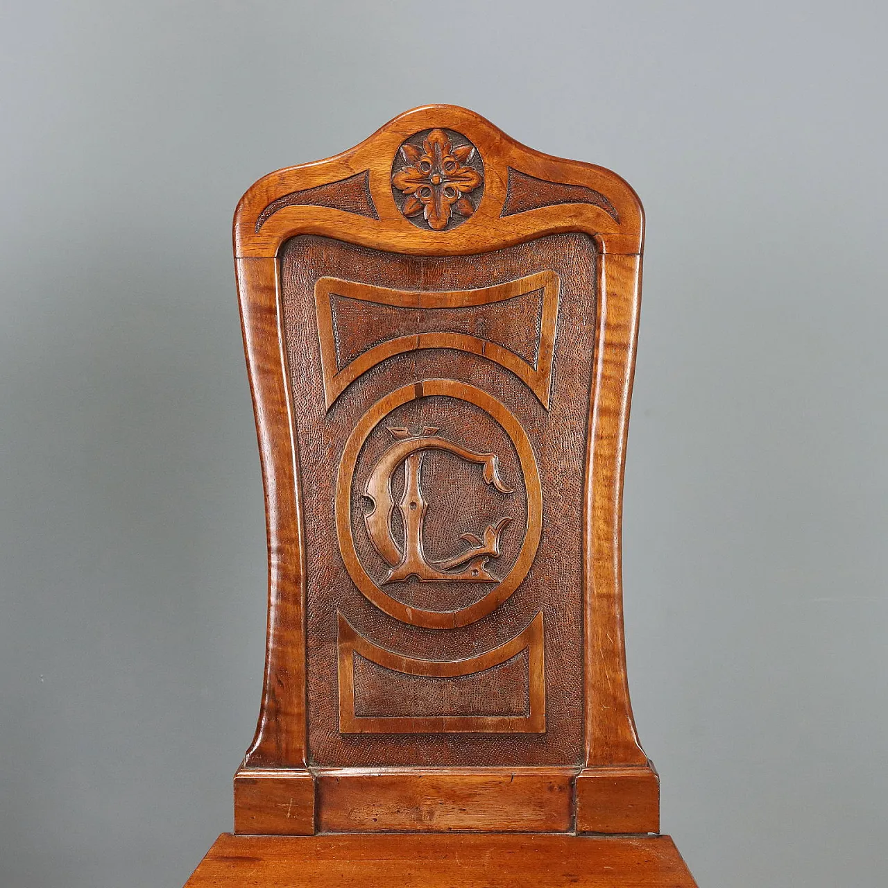 Coppia di sedie in noce stile Barocco, fine '800 3