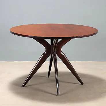 Table in beechwood, mid-20th century