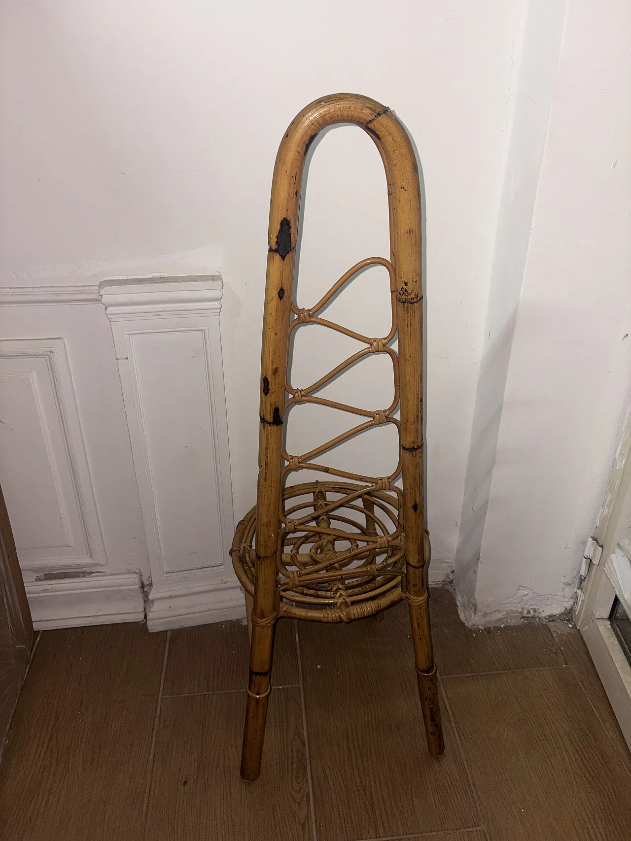 Wicker chair, 50s 2