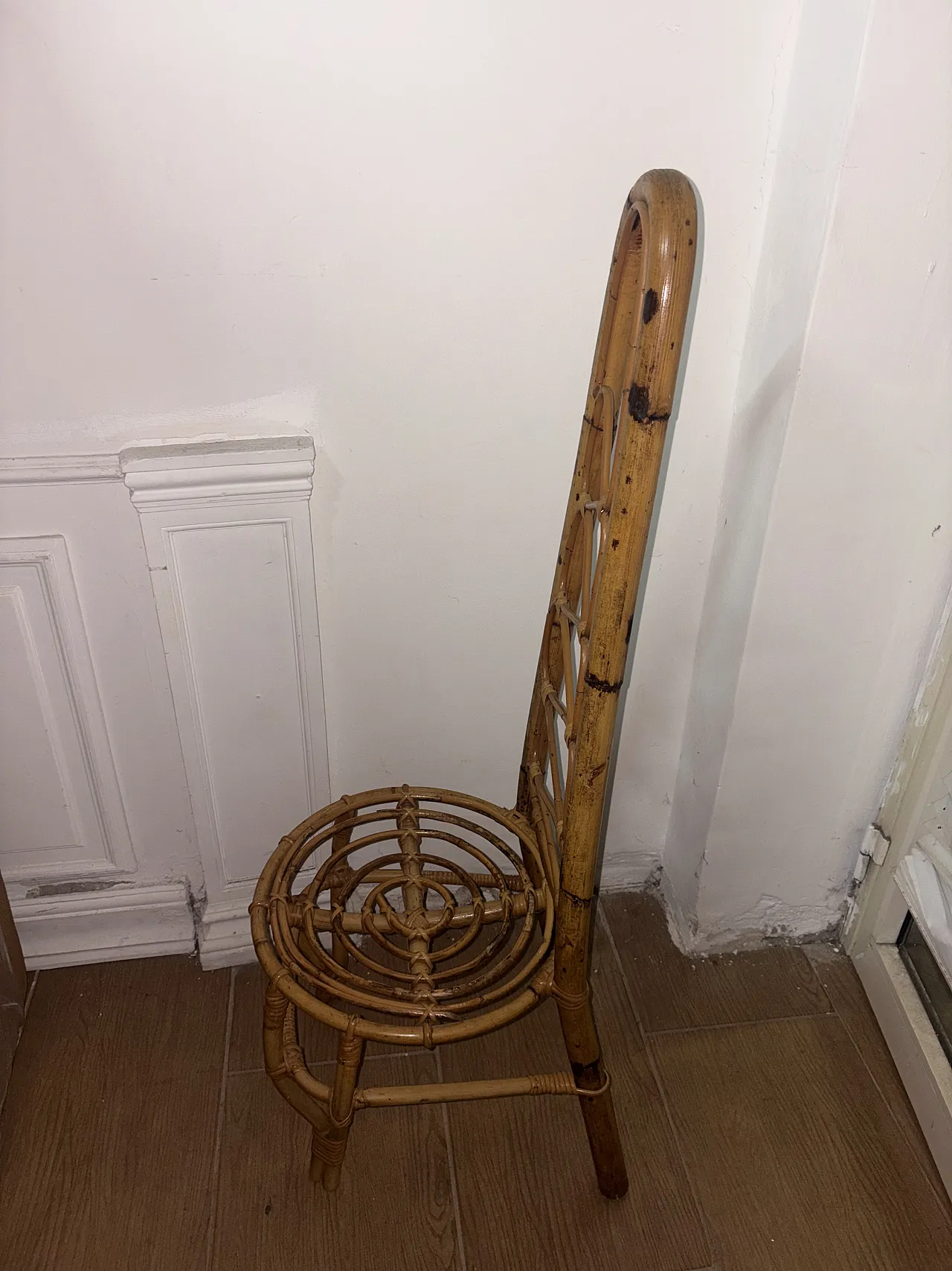 Wicker chair, 50s 5