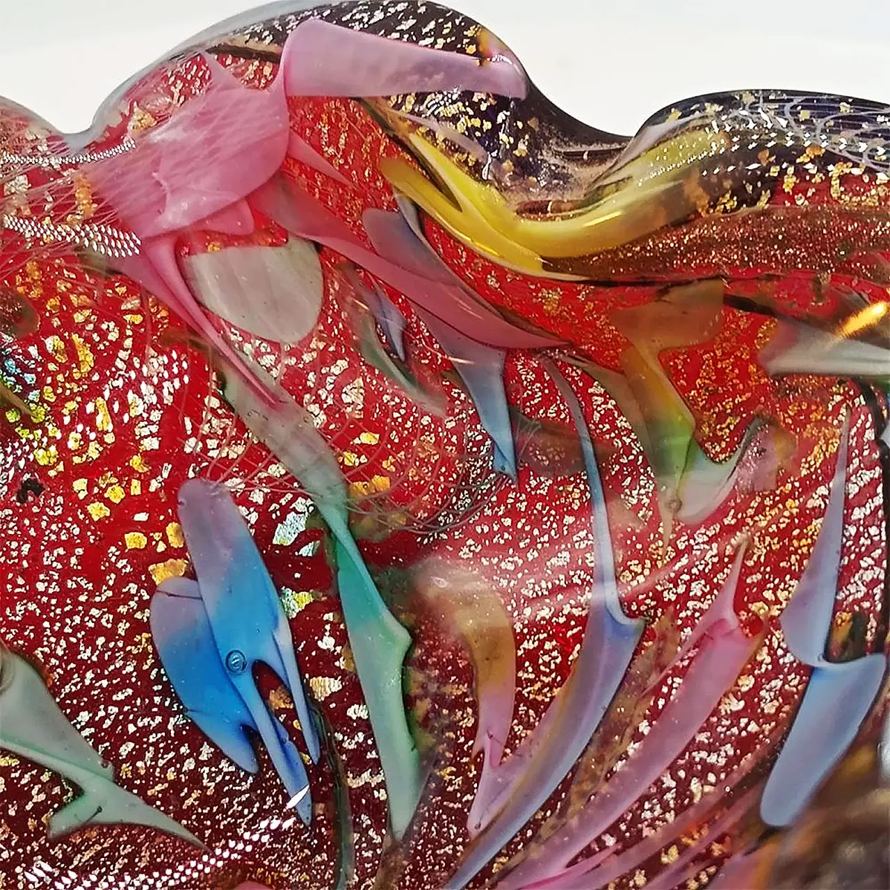 Ashtray in Murano glass by Dino Martens, Tutti Frutti, 1950s 8