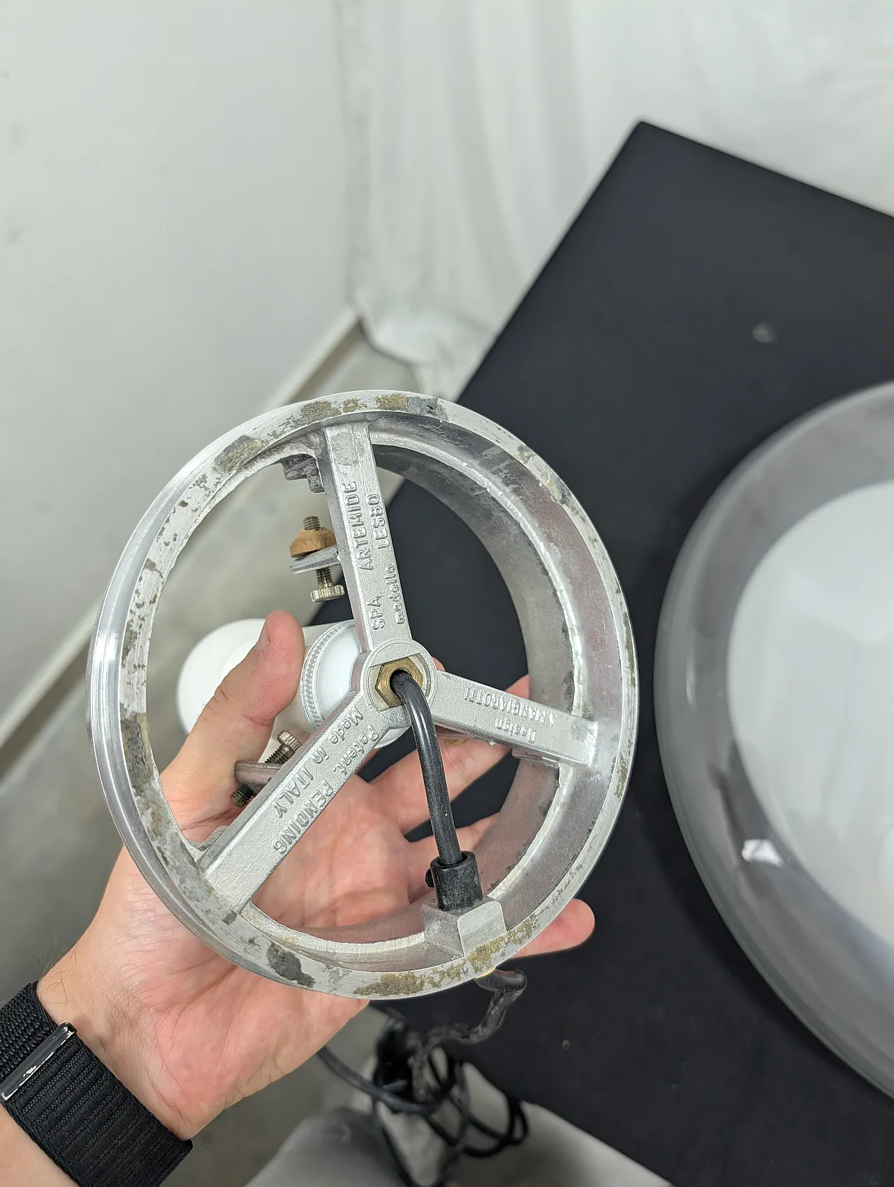 Lampada da tavolo Lesbo di Angelo Mangiarotti per Artemide, anni '60 9