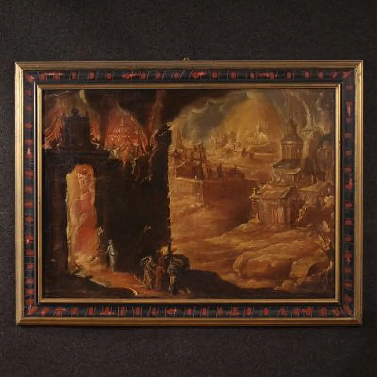 Diogo Pereira attr., Lot and his family fleeing Sodom, 17th century 1