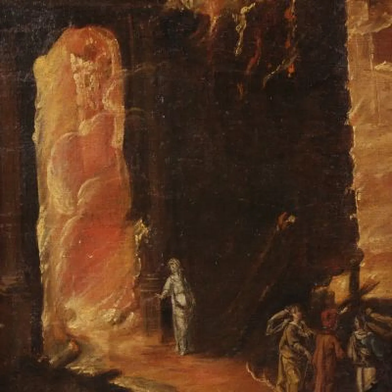 Diogo Pereira attr., Lot and his family fleeing Sodom, 17th century 6