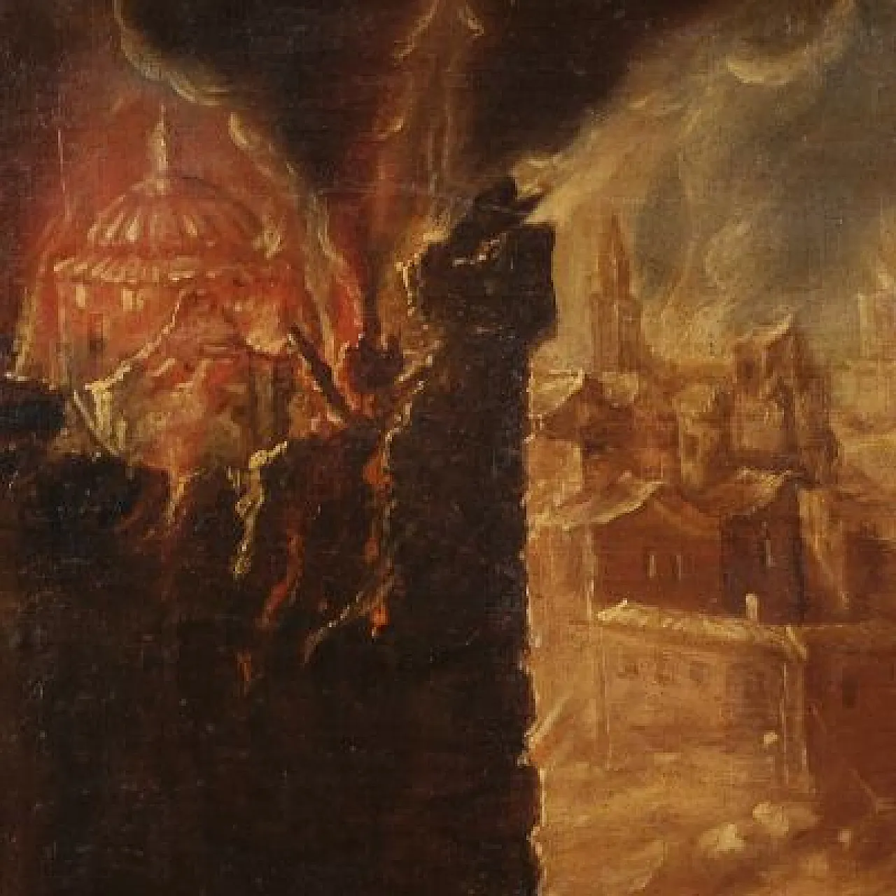 Diogo Pereira attr., Lot and his family fleeing Sodom, 17th century 10
