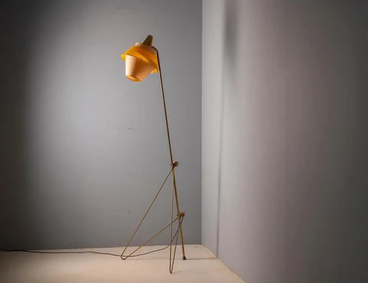 Lampada da terra di Josef Hůrka per Napako, anni '50 1