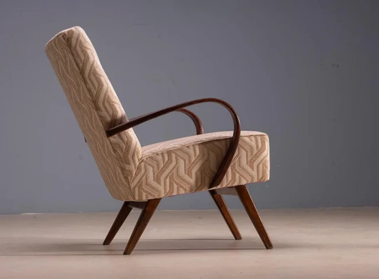 Coppia di poltrone in legno curvato di Jaroslav Šmídek, '900 11