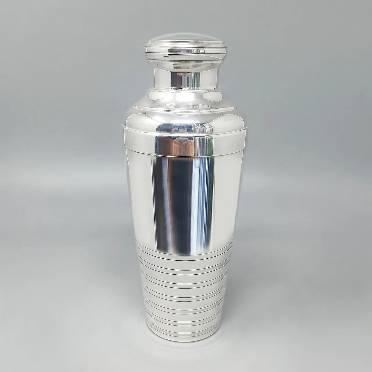 Art Deco silver plated cocktail shaker, 1930s 1