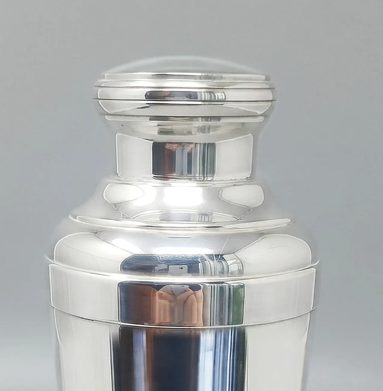 Art Deco silver plated cocktail shaker, 1930s 4