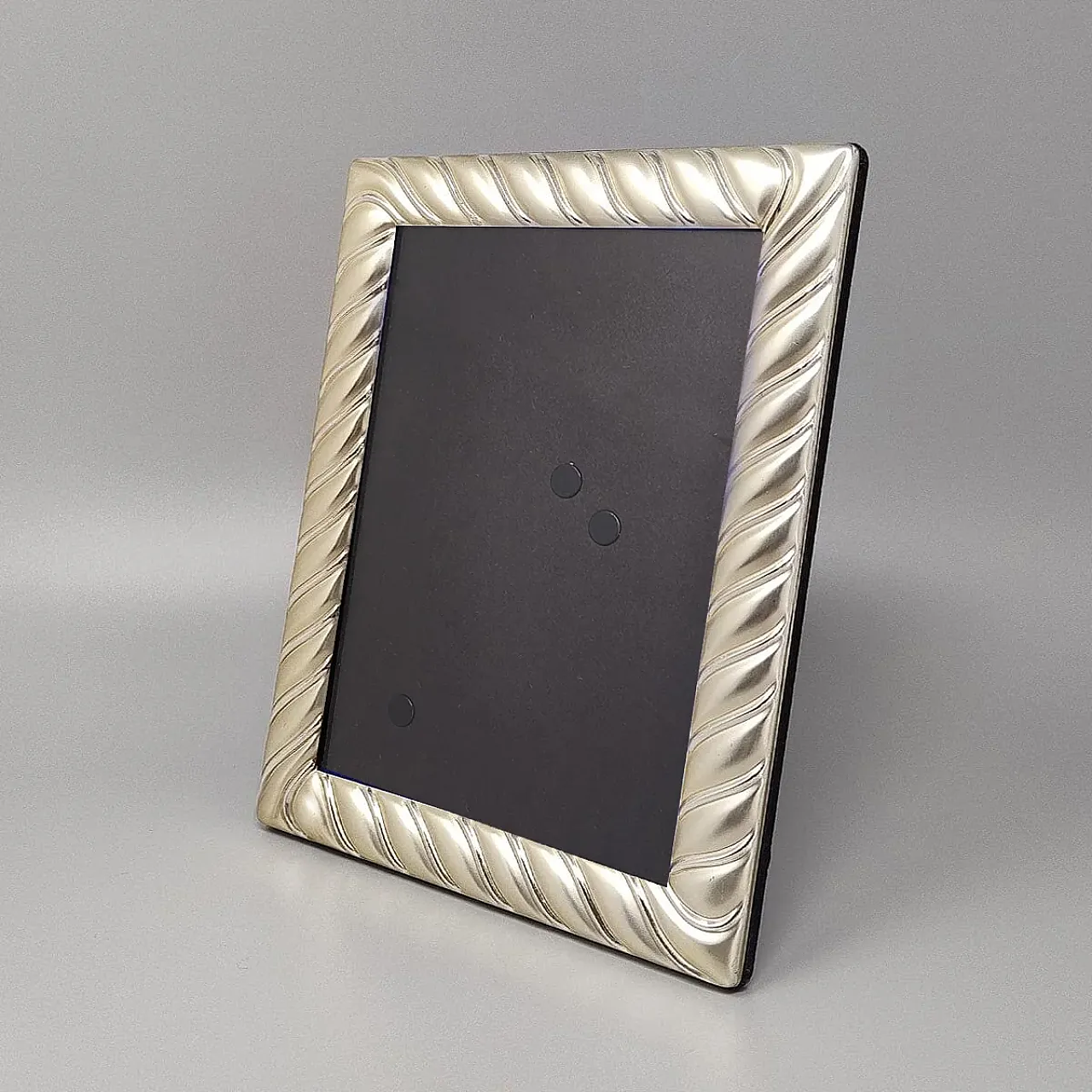 Photo frame in silver plated with glass, 1970s 3
