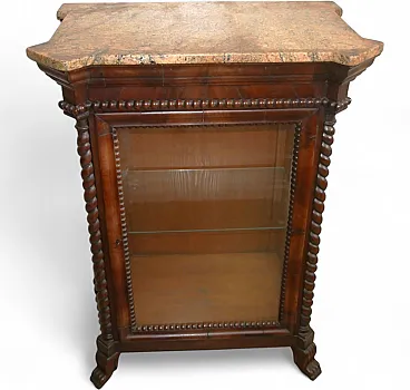 Vetrina in mogano piccole dimensioni, '800