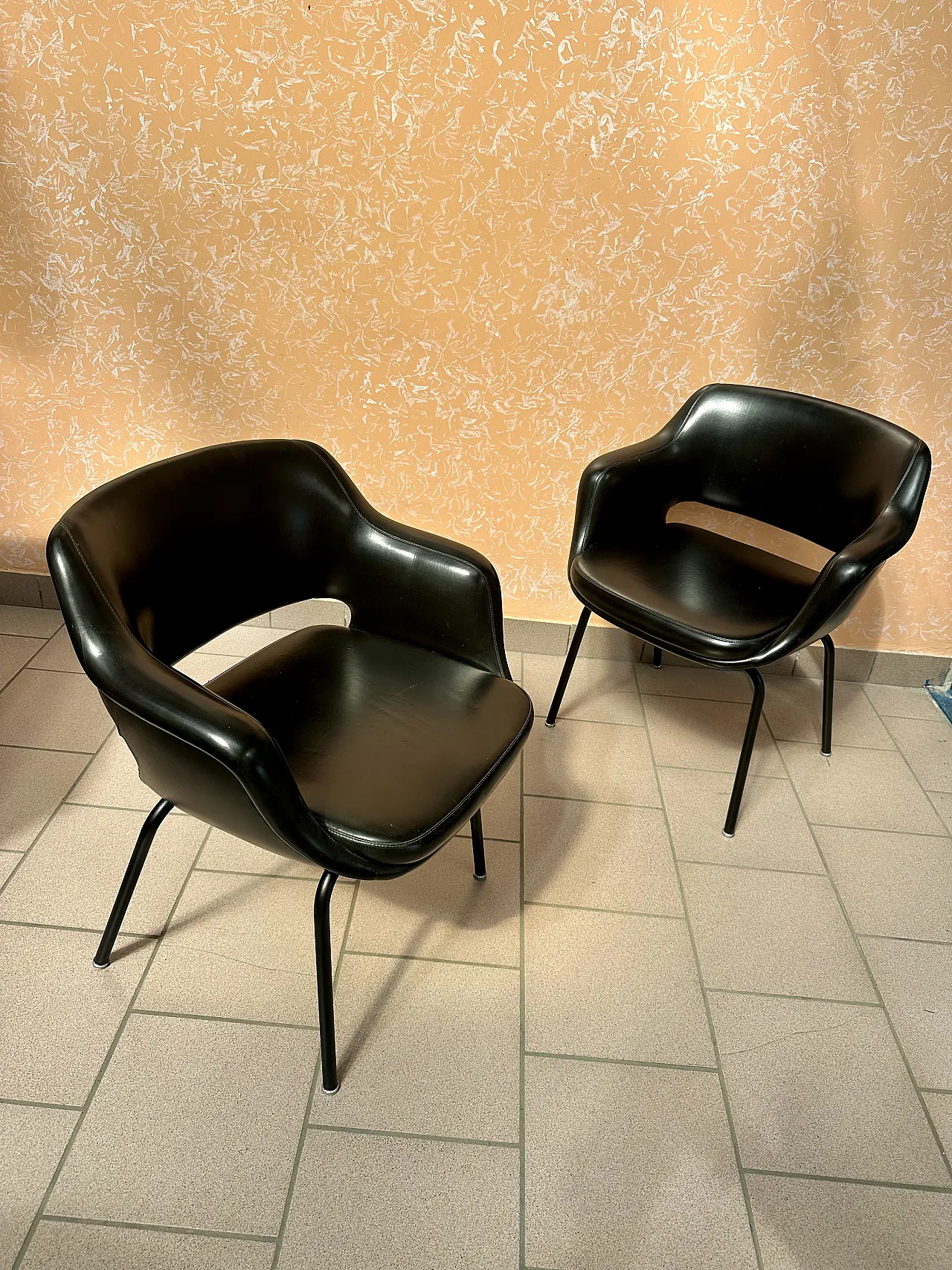 Pair of Kilta armchairs by Olli Mannermaa for Cassina, 1960s/70s 1