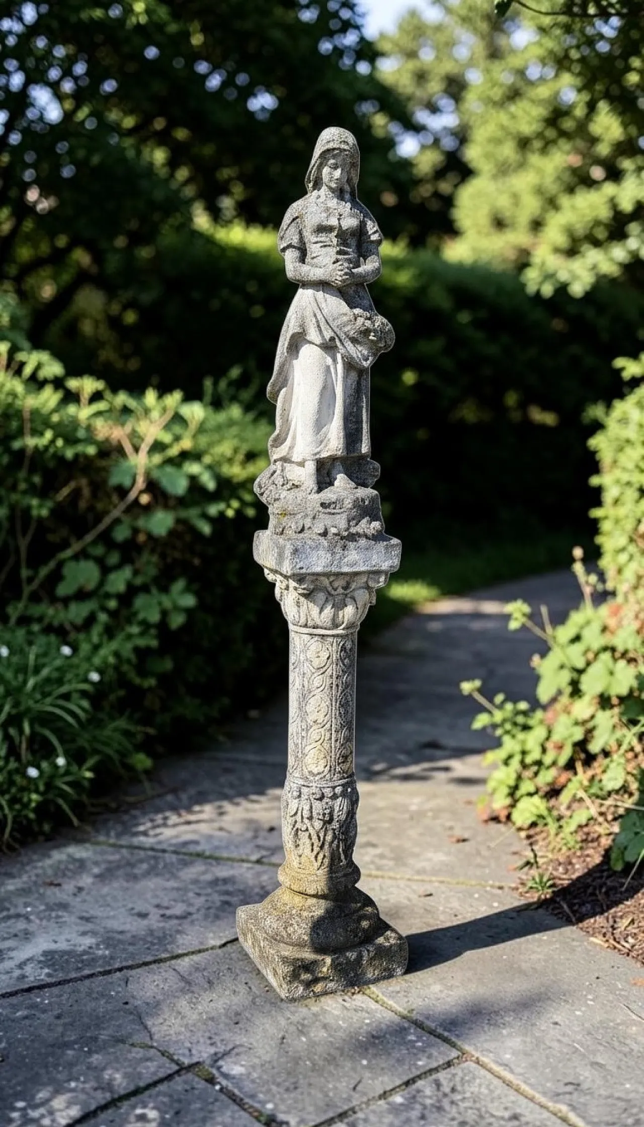 Statue with column, 1960s 3