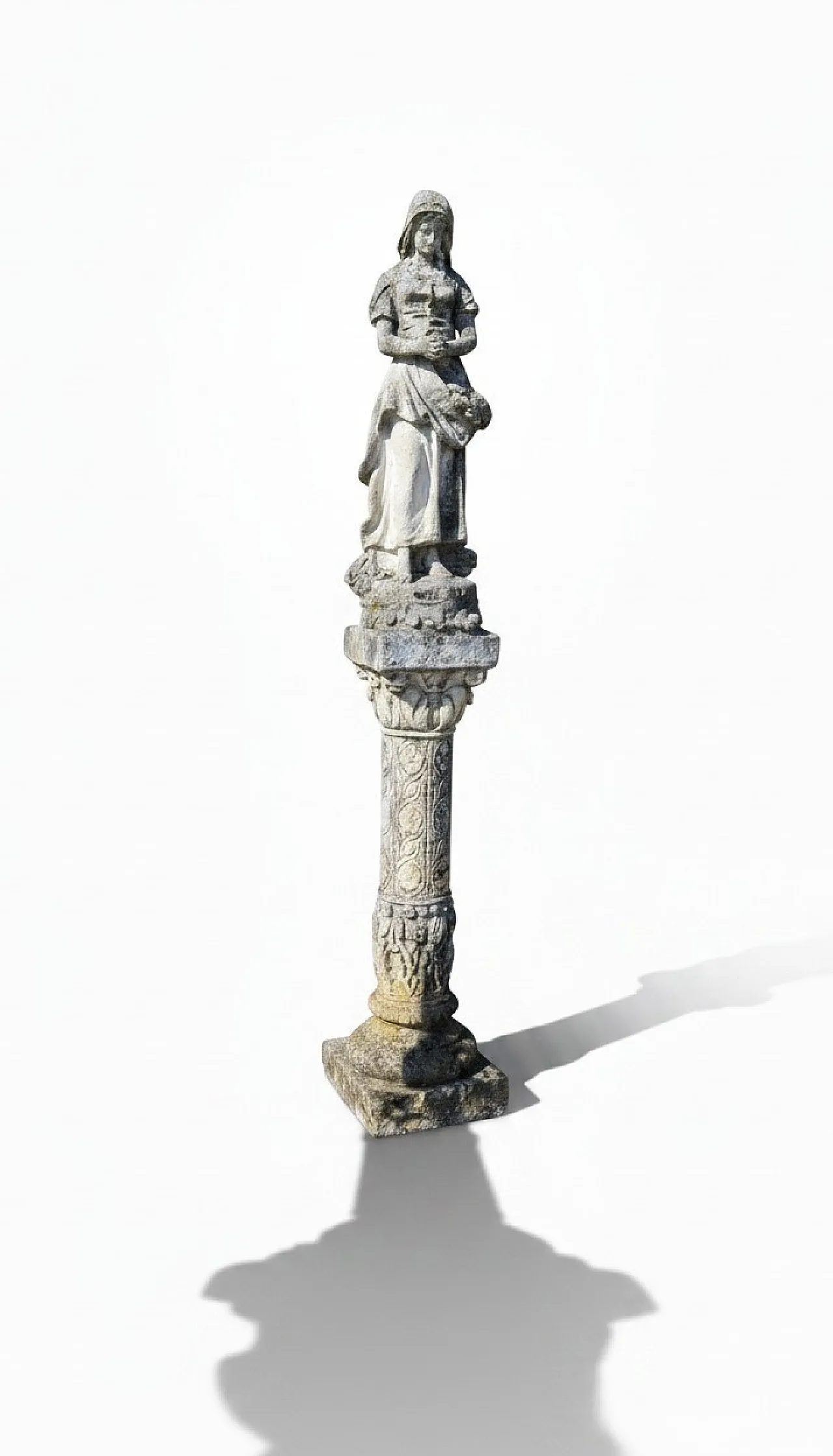 Statue with column, 1960s 4