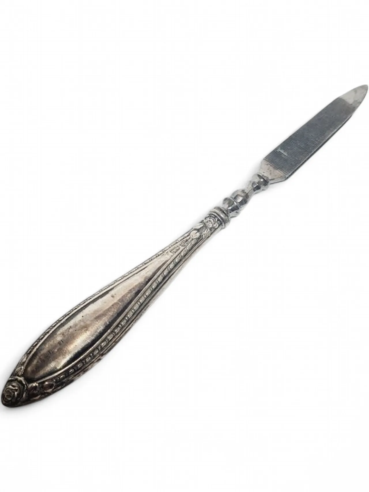Lima per unghie in argento stile Art Nouveau, Francia, primi del '900. 8