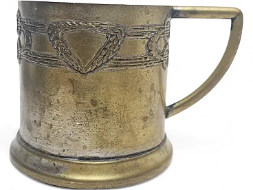 Tazza antica in ottone