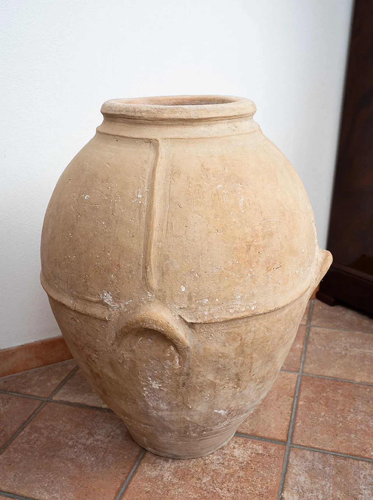 Terracotta jar from Naples. 19th century 3