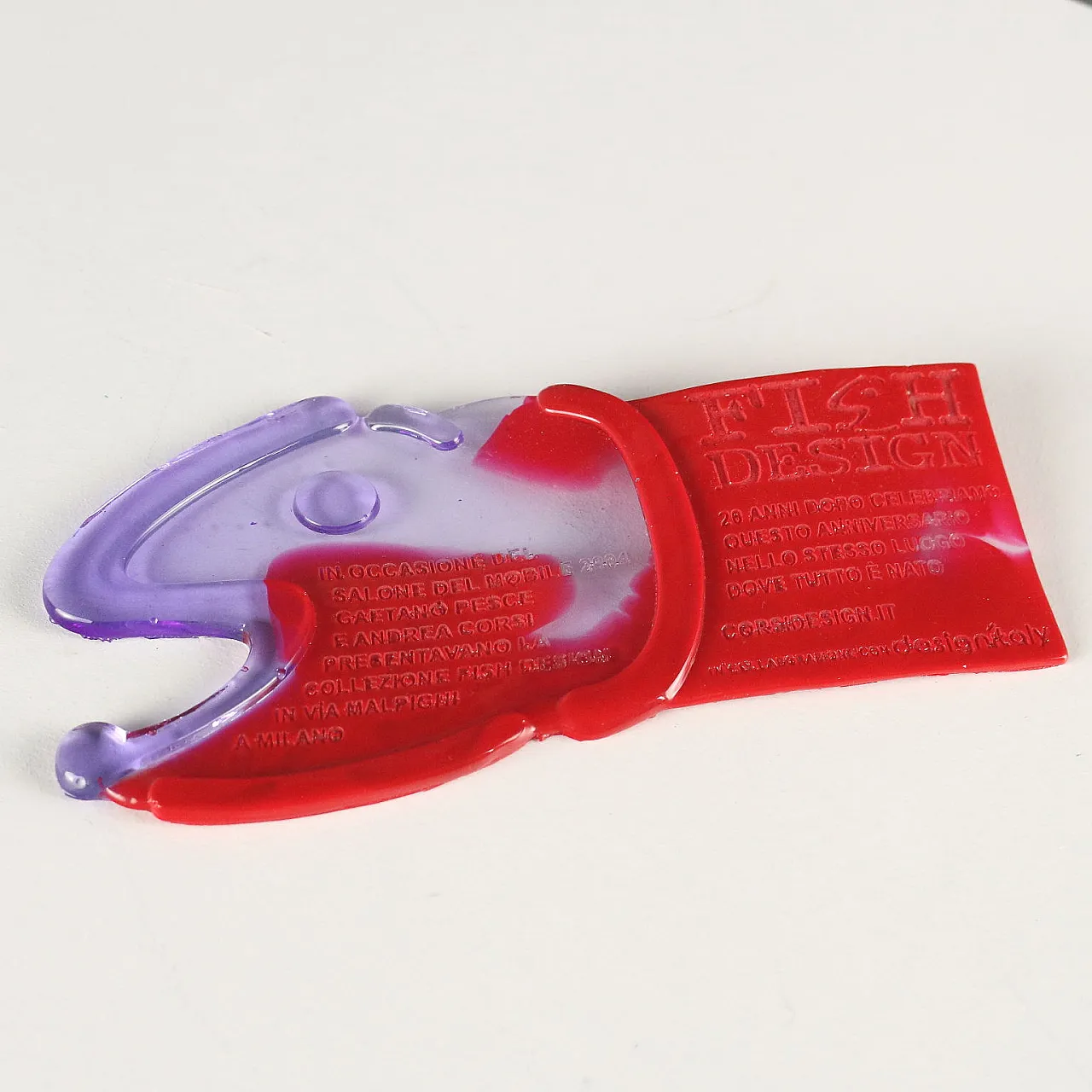 Gaetano Pesce Exhibition Invitation Fish Design, anni 2000 1