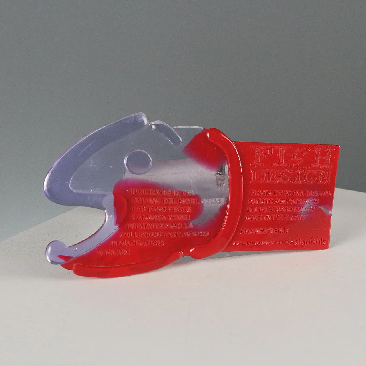 Gaetano Pesce Exhibition Invitation Fish Design, anni 2000 3