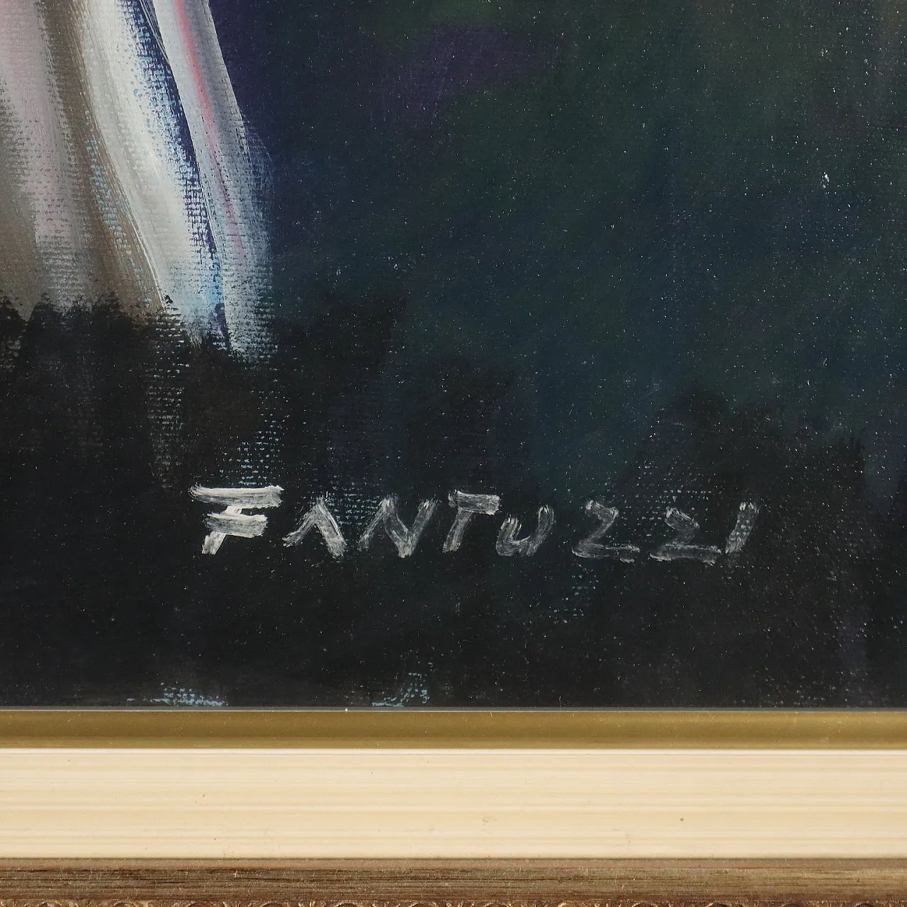 Painting by Eliano Fantuzzi, oil on canvas, 20th century 6