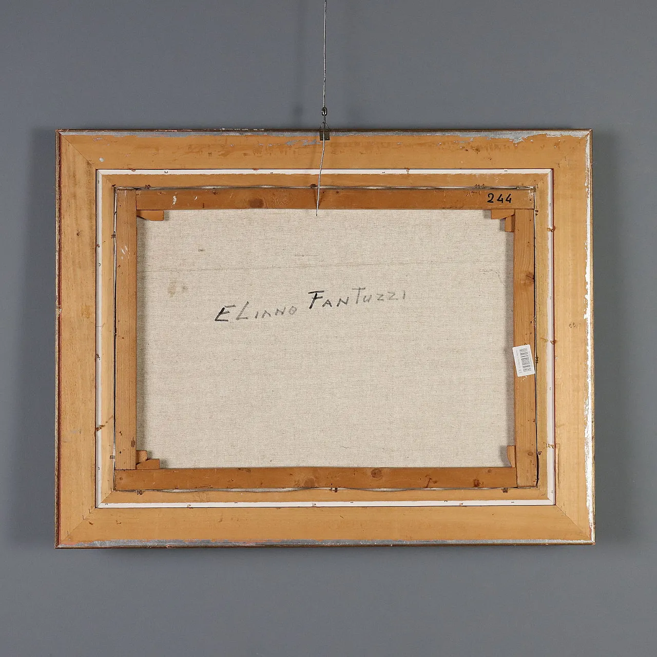 Painting by Eliano Fantuzzi, oil on canvas, 20th century 9