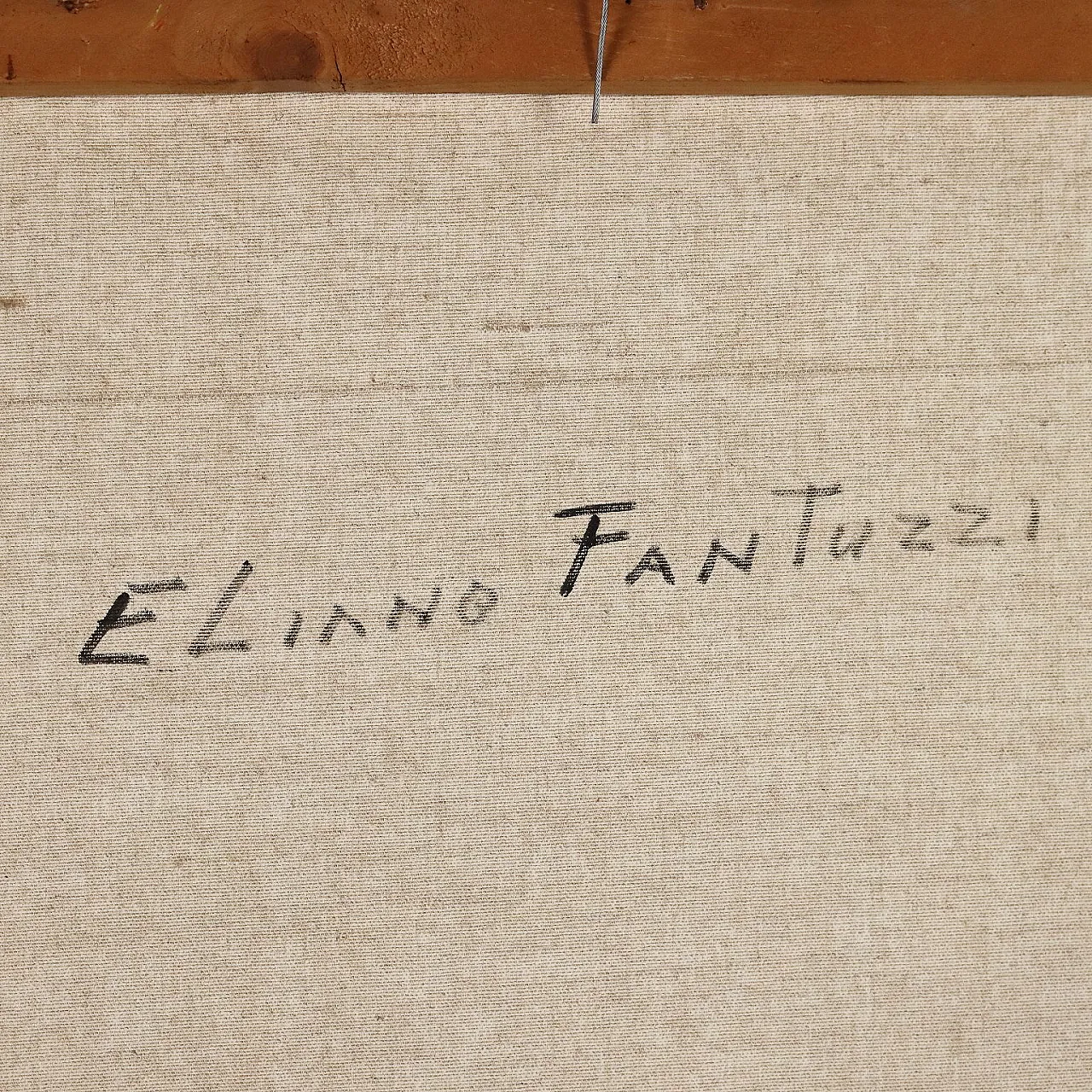 Painting by Eliano Fantuzzi, oil on canvas, 20th century 10