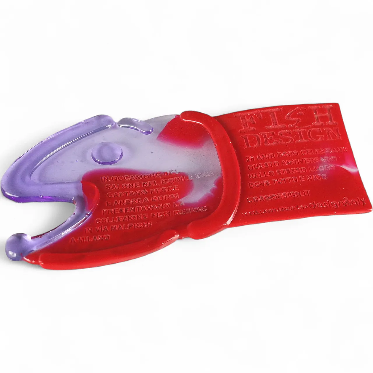 Gaetano Pesce Exhibition Invitation Fish Design, anni 2000 9