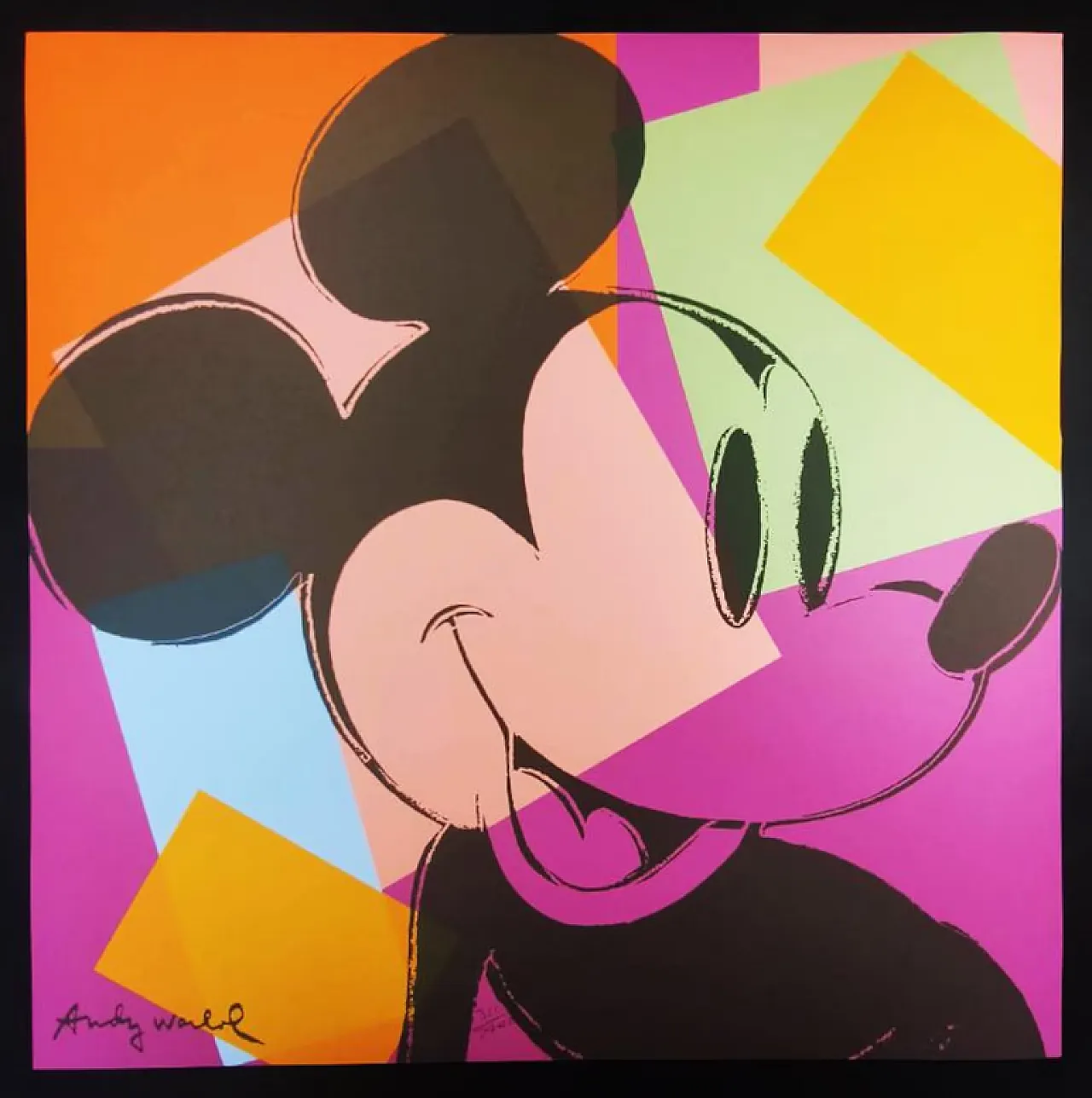 Mickey Mouse by Andy Warhol, lithograph by CMOA, 1980s 1