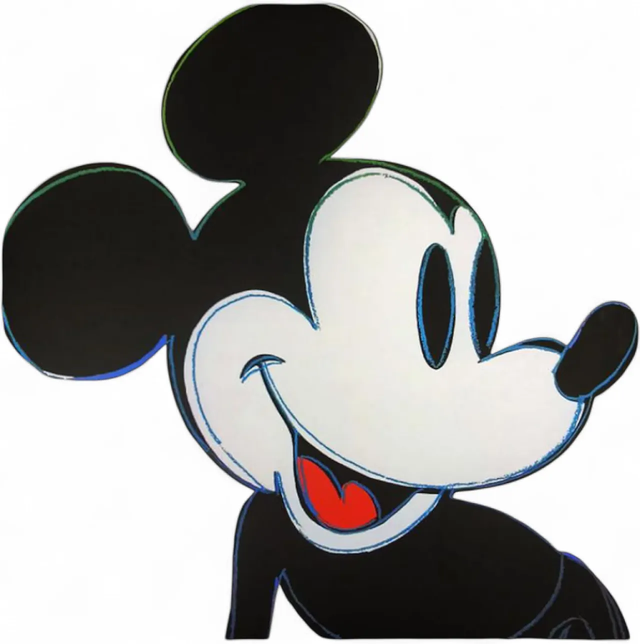 Mickey Mouse by Andy Warhol, lithograph by CMOA, 1980s 5