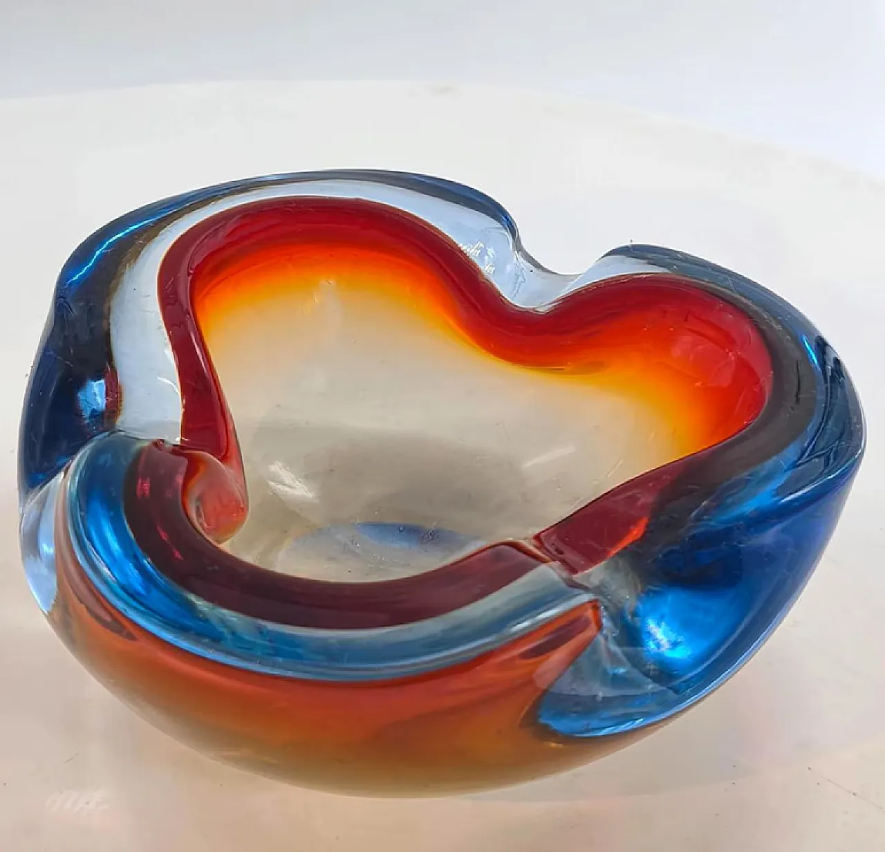 Posacenere in vetro di Murano di Flavio Poli per Seguso, anni '60 1