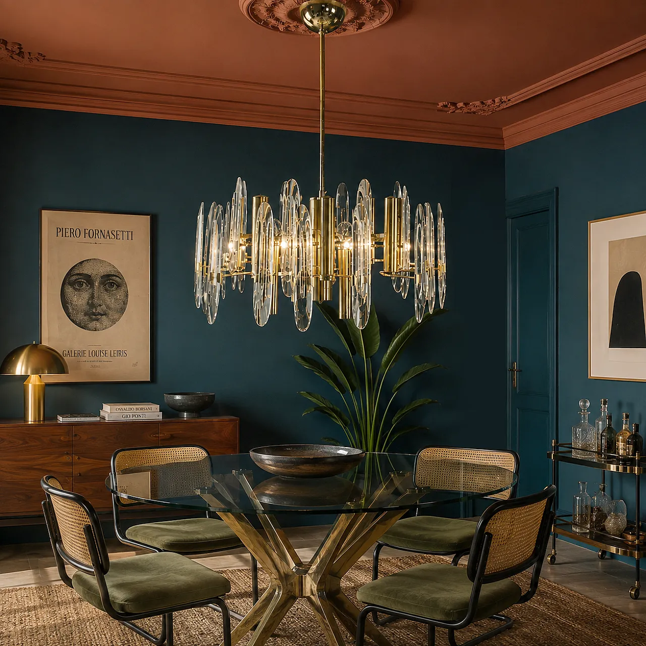 Large chandelier by Gaetano Sciolari 7