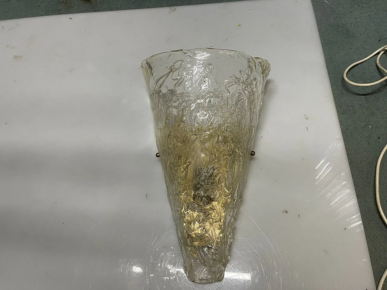 Large Murano glass wall light, 1970s 6