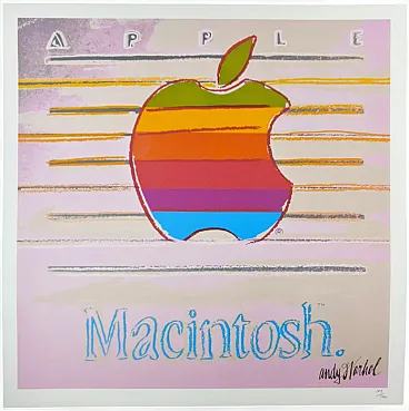 Apple - Macintosh by Andy Warhol, lithograph by CMOA, 1980s