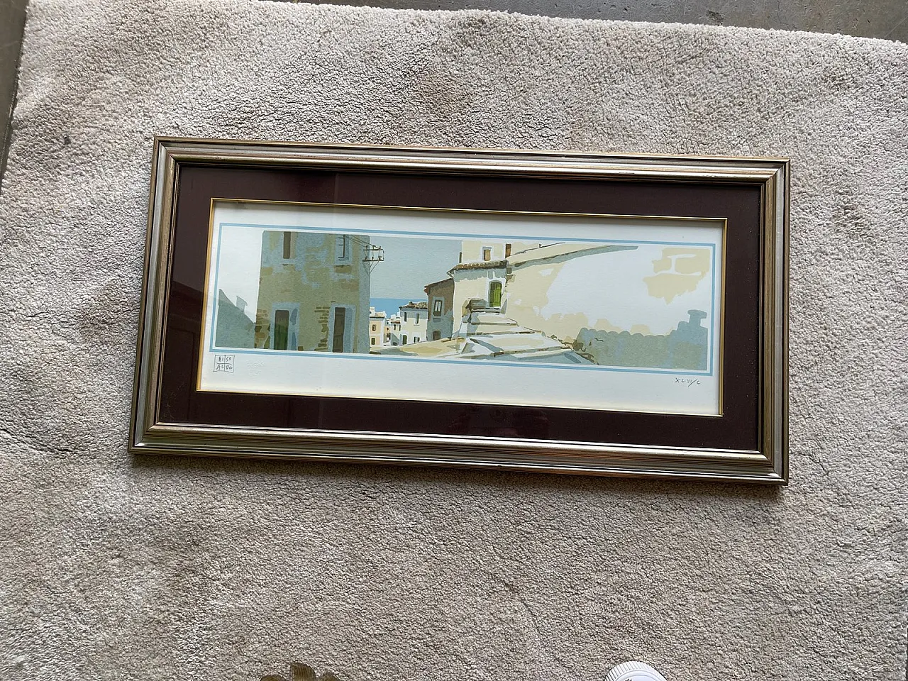 Aldo Riso, Coastal Village, inizio XXI secolo, Litografia 6