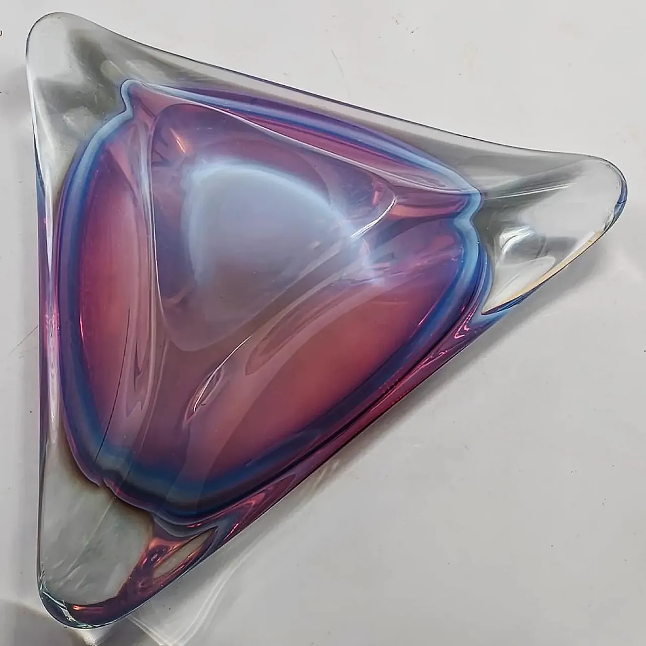 Posacenere in vetro di Murano di Flavio Poli per Seguso, anni '60 8